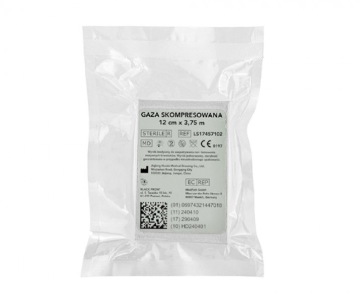 Gaza taktyczna skompresowana, wypełniająca